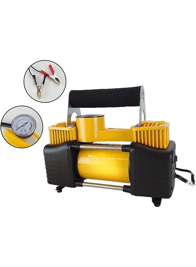 Air-Compressor Inflator for Car Tyres – Portable & Easy-Use Emergency Tyre Pump - Image 2