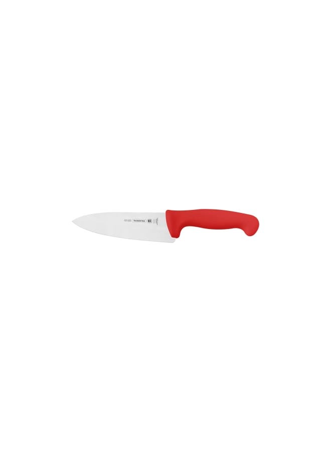 TRAMONTINA Professional Meat Knife – 6-Inch Stainless Steel Blade – Red Textured Polypropylene Handle – Durable & Sharp - Image 2