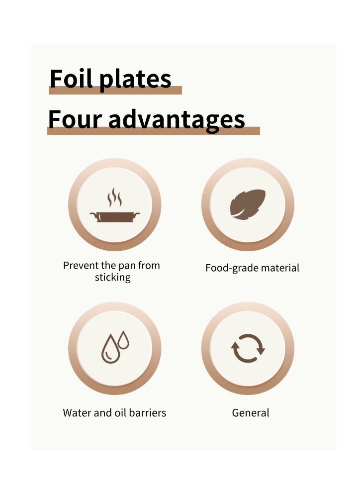 Steaming and roasting and AIR FRYER PAPERF、luorescent-free、No odor、Prevent the pan from、Food-grade material、High temperature resistance Not easy to break、Ten pieces in a row, rectangular shape  - Image 3