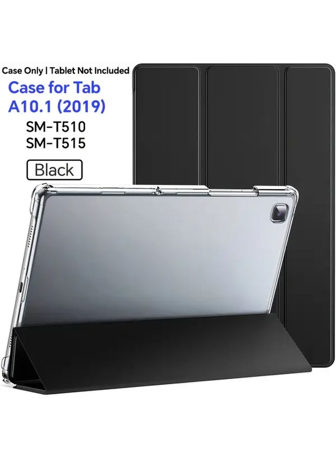 غطاء واقي رفيع جدًا لجهاز Galaxy Tab A مقاس 10.1 بوصة باللون الأسود مع حامل - Image 1