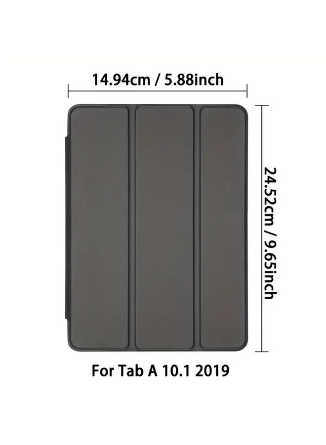 غطاء واقي رفيع جدًا لجهاز Galaxy Tab A مقاس 10.1 بوصة باللون الأسود مع حامل - Image 2