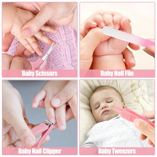POPYJAN Baby Healthcare and Grooming Kit for Newborn Kids, 24PCS Upgraded Safety Baby Care Kit, Newborn Nursery Health Care Set, Baby Care Products - Image 3
