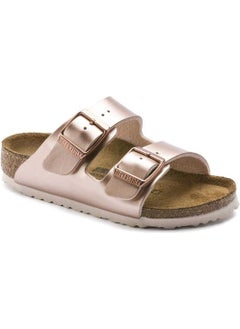 BIRKENSTOCK Arizona Bf Electric Metallic Copper Slippers  - Image 1