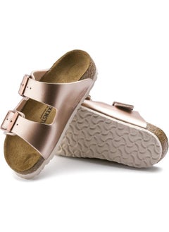 BIRKENSTOCK Arizona Bf Electric Metallic Copper Slippers  - Image 2