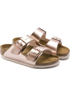 BIRKENSTOCK Arizona Bf Electric Metallic Copper Slippers  - Image 4