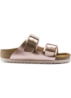 BIRKENSTOCK Arizona Bf Electric Metallic Copper Slippers  - Image 5