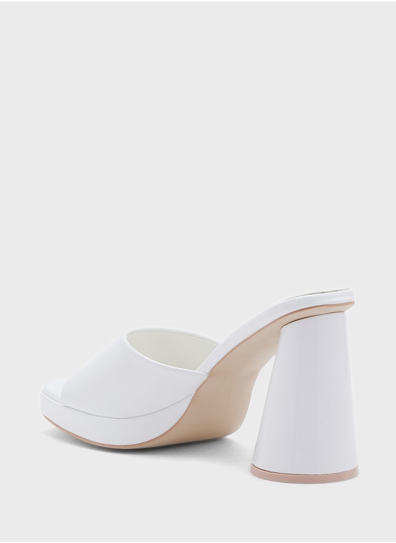 Ginger Platform Block Heel  Mule Sandal  - Image 3