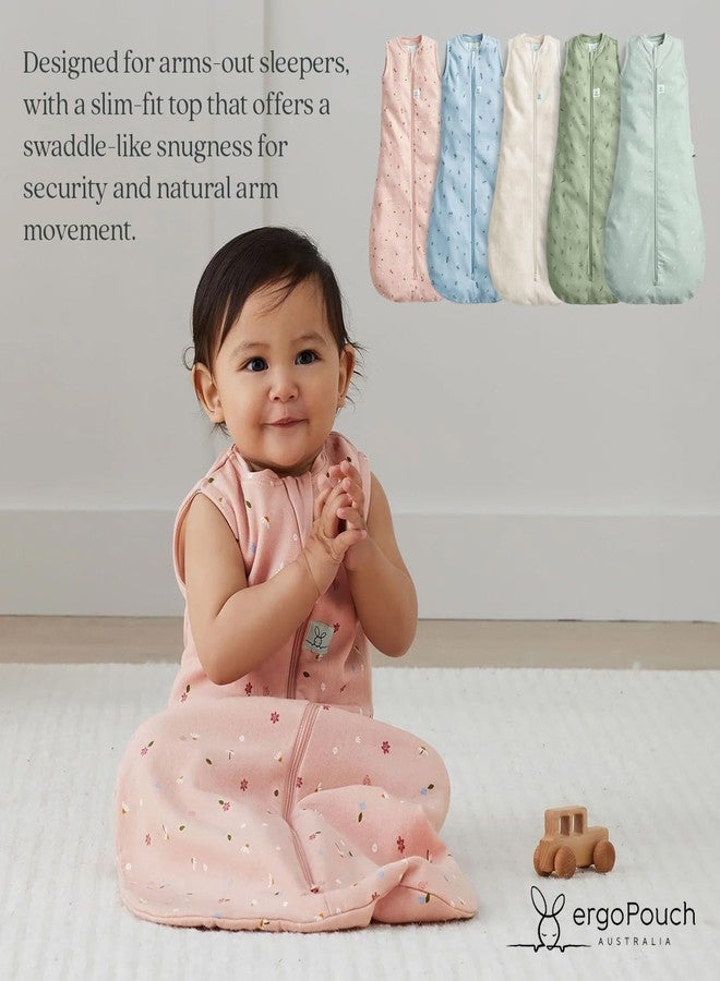 ergoPouch 1.0 Tog Jersey Sleeping Bag – Arms-Out Baby Sleep Sack, Ideal Transition from Swaddling, Slim Fit Keeps Baby Secure & Comfortable, Soft Breathable Fabric (3-12 Months, Willow) - Image 2