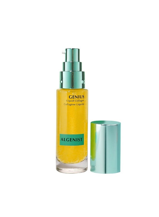 Algenist Algenist GENIUS Liquid Collagen Serum - Firming and Hydrating Face Serum with Collagen + Vitamin E - Helps Visibly Minimize Fine Lines + Wrinkles and Improve Elasticity (30ml)  - Image 1