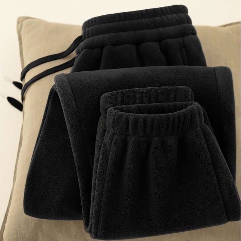Soft Glutinous Polar Fleece Toe Pants 2025 Fleece-Lined Thickened Joker Warm Sports Casual Pants Children - Image 1