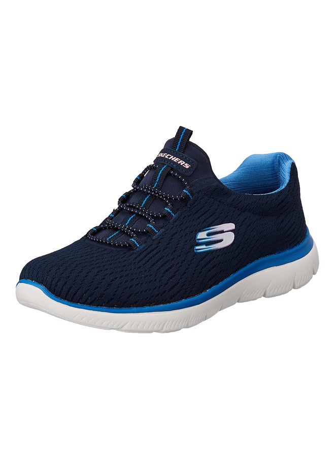 SKECHERS - SKECHERS SUMMITS - NEXT WAVE SLIP-ON SNEAKERS FOR WOMEN IN NAVY BLUE - Image 1