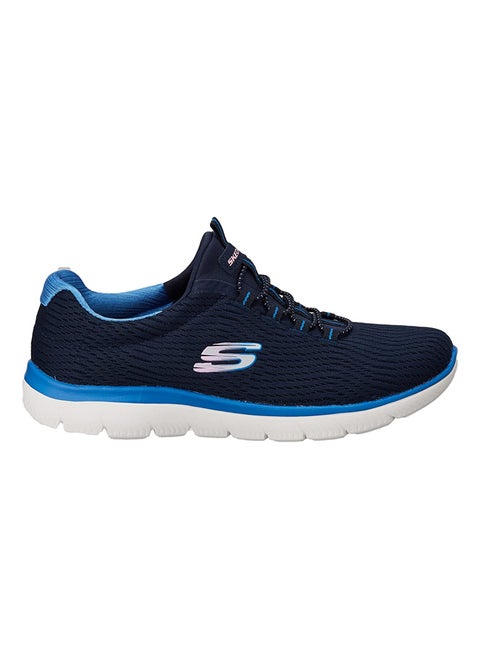 SKECHERS SUMMITS - NEXT WAVE SLIP-ON SNEAKERS FOR WOMEN IN NAVY BLUE