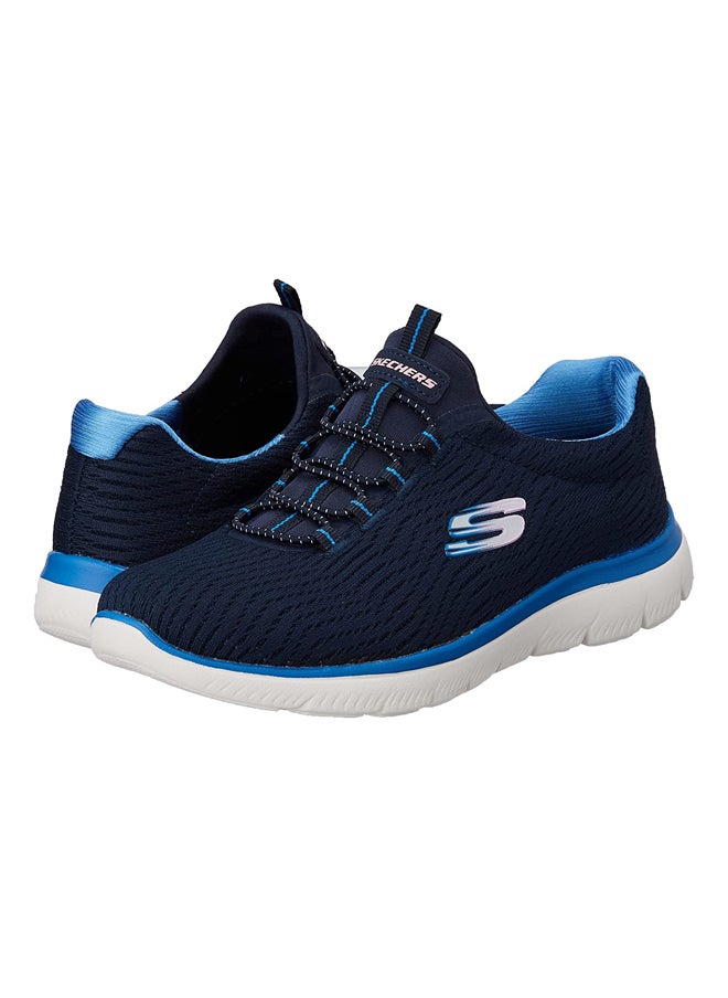 SKECHERS - SKECHERS SUMMITS - NEXT WAVE SLIP-ON SNEAKERS FOR WOMEN IN NAVY BLUE - Image 1