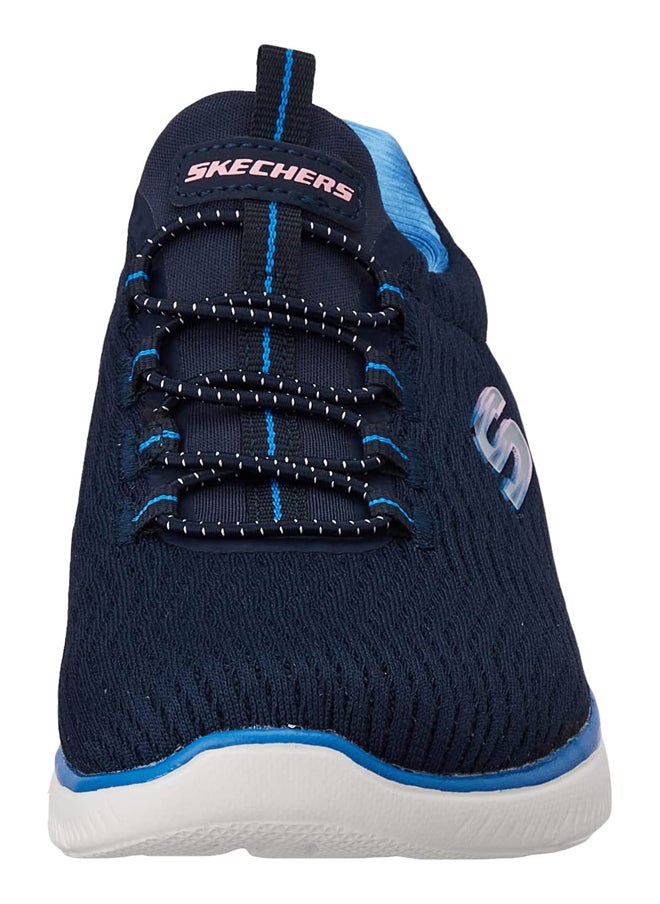 SKECHERS - SKECHERS SUMMITS - NEXT WAVE SLIP-ON SNEAKERS FOR WOMEN IN NAVY BLUE - Image 1