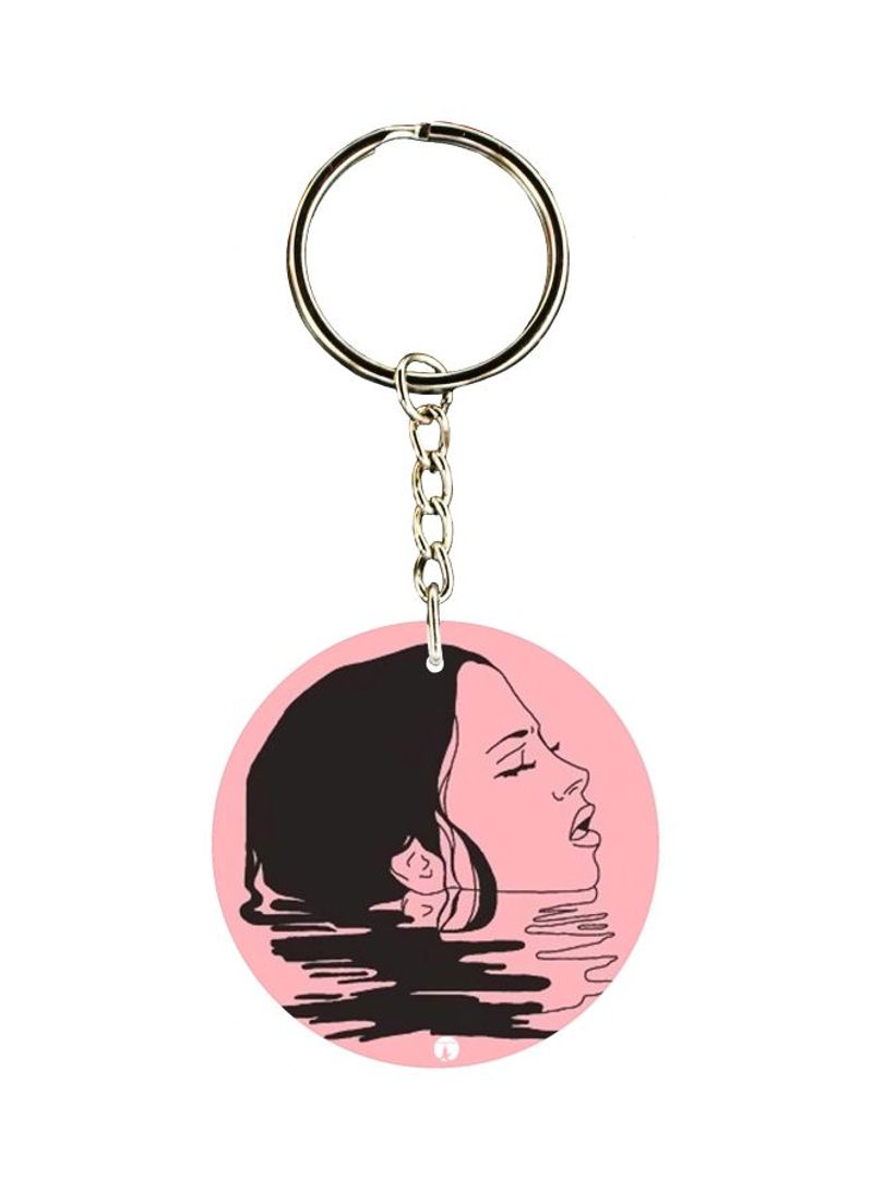 Printed Single Sided Keychain