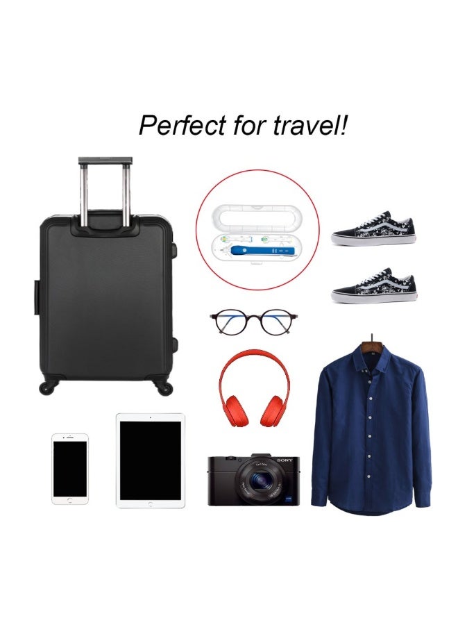 1pcs المحمولة استبدال البلاستيك فرشاة الأسنان الكهربائية حالة السفر لفم-ب برو سلسلة (شفافة) - Image 3