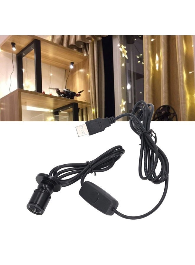 Haofy Mini LED Spotlight, Mini Spot Lights Open Installation Eye Protection USB 5V Dimmable for Display Cabinets for DIY (Warm White Light 3000K) - Image 2