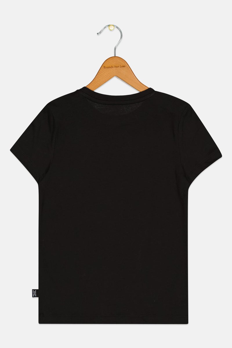 PUMA Kids Boy Sportswear Fit Outdoor T Shirt, Black - Image 2