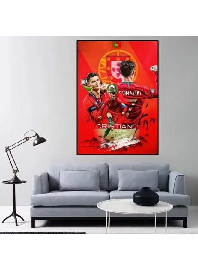 Nariele New football Star Frameless Home Decoration Wall Painting Poster