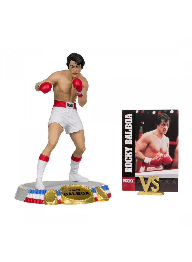 McFarlane Toys - Movie Maniacs, Rocky (1976) Rocky Balboa 6in Posed Figure - Image 4