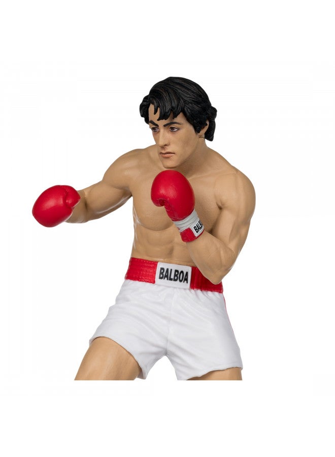 McFarlane Toys - Movie Maniacs, Rocky (1976) Rocky Balboa 6in Posed Figure - Image 1