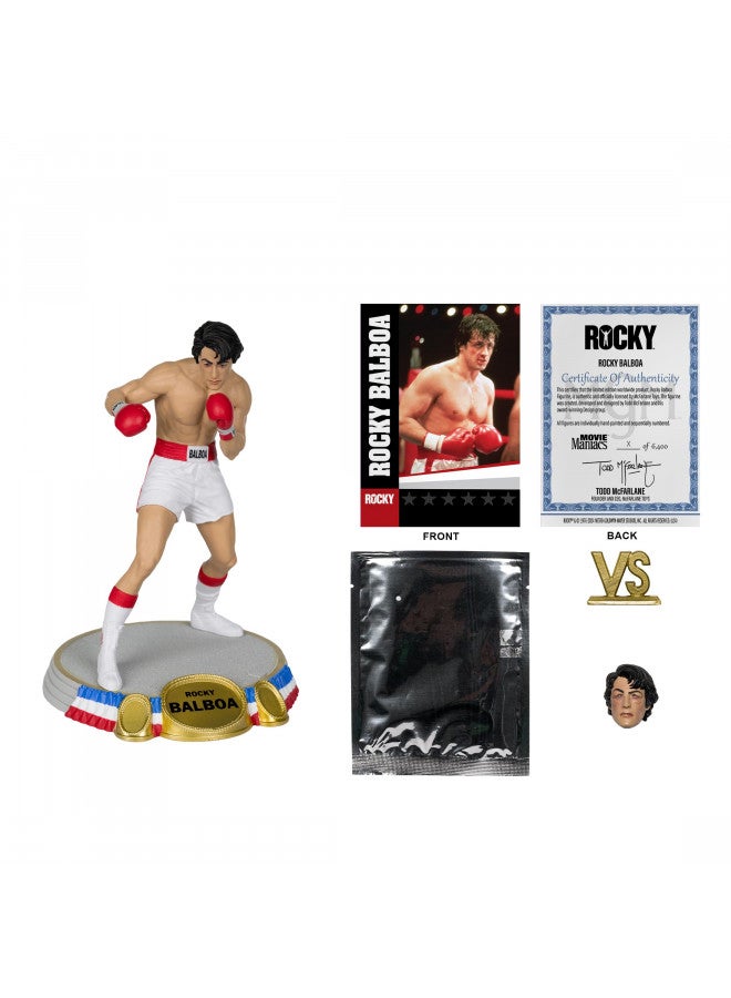 McFarlane Toys - Movie Maniacs, Rocky (1976) Rocky Balboa 6in Posed Figure - Image 3