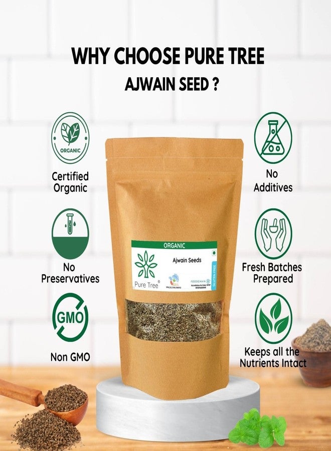 Pure Tree Certified Organic Carom Seeds | 250 g | Ajwain Seeds | Omam | Vamu | Ajowan | Ayamodakam Seeds Rich In Antioxidants - Image 5