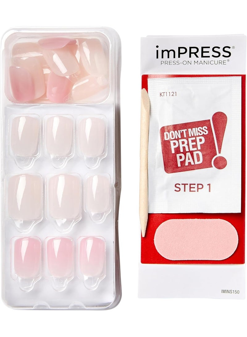 كيس مجموعة اظافر صناعية جميلة للتركيب بالضغط بسهولة ومقاومة للتقشر بلون بيج نود، من امبريس، بيج نود، 30 ظافر صناعي مقاوم للتقشر - Image 2