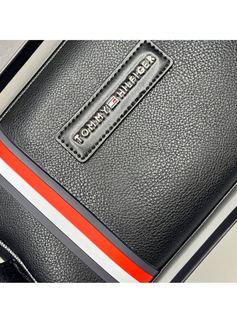 Tommy Hilfiger Plus Original Tommy Hilfiger HandBag Black Men’s Bag  - Image 3