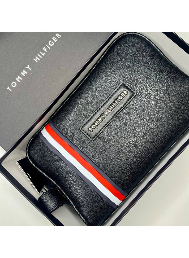 Tommy Hilfiger Plus Original Tommy Hilfiger HandBag Black Men’s Bag  - Image 2
