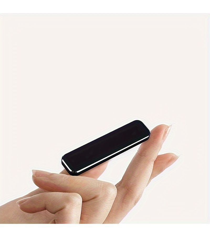 Mini Portable Folding Desktop Phone Holder Ultra Thin Paste Integrated Mobile Phone Holder Decoration Black 1pc - Image 4