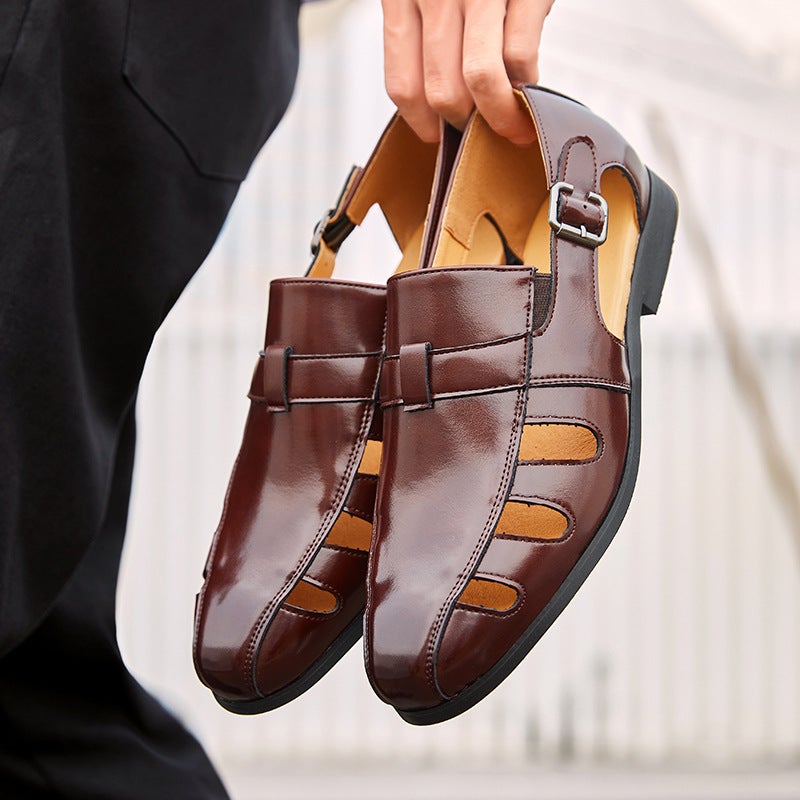 Dropshipping New Breathable Toe-Toe Sandals For Outer Wear Large Size Fisherman Shoes Gentlemen Formal Casual Shoes Men'S Shoes - Image 5