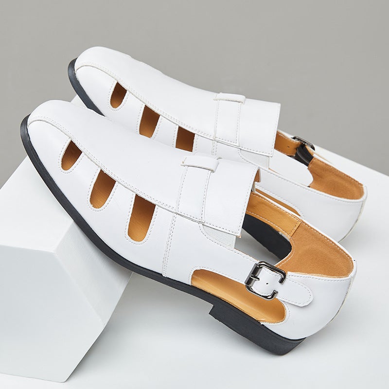 Dropshipping New Breathable Toe-Toe Sandals For Outer Wear Large Size Fisherman Shoes Gentlemen Formal Casual Shoes Men'S Shoes - Image 4