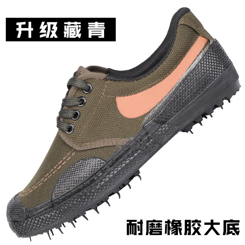 Liberation Shoes Men'S Camouflage Rubber Shoes 99 Training Shoes Migrant Workers Work Shoes Wear-Resistant Non-Slip Labor Protection Shoes Women'S Rubber Shoes - Image 1