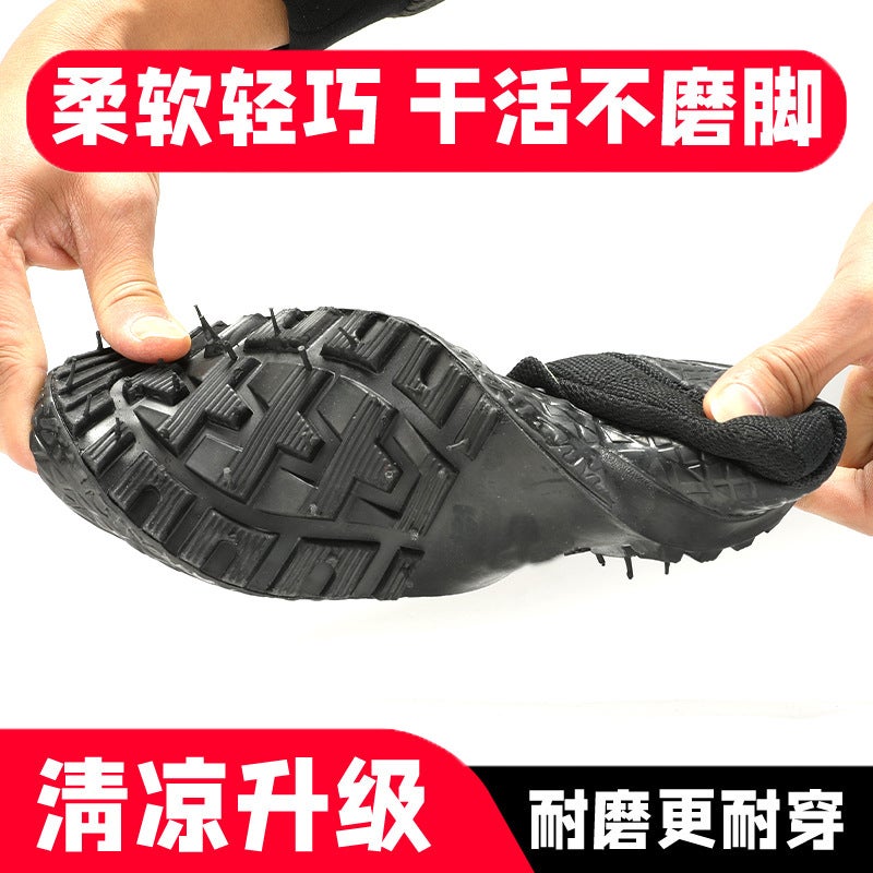 Liberation Shoes Men'S Camouflage Rubber Shoes 99 Training Shoes Migrant Workers Work Shoes Wear-Resistant Non-Slip Labor Protection Shoes Women'S Rubber Shoes - Image 3