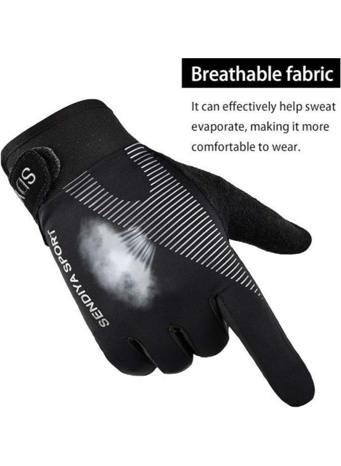 Workout Gloves, Full Palm Protection & Extra Grip, Gym Fishing Fencing Gloves for Weight Lifting, Training, Fitness, Exercise (Men & Women)