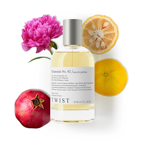 Twist Diamonds No. 92 - Eau De Parfum Inspired by Ver. Bright Crystal EDP, Long-Lasting Perfume For Women, Fruits & Magnolia, Clean Ingredients, Fragrance - Spray 100 ml | 3.4 fl. oz. - Image 1