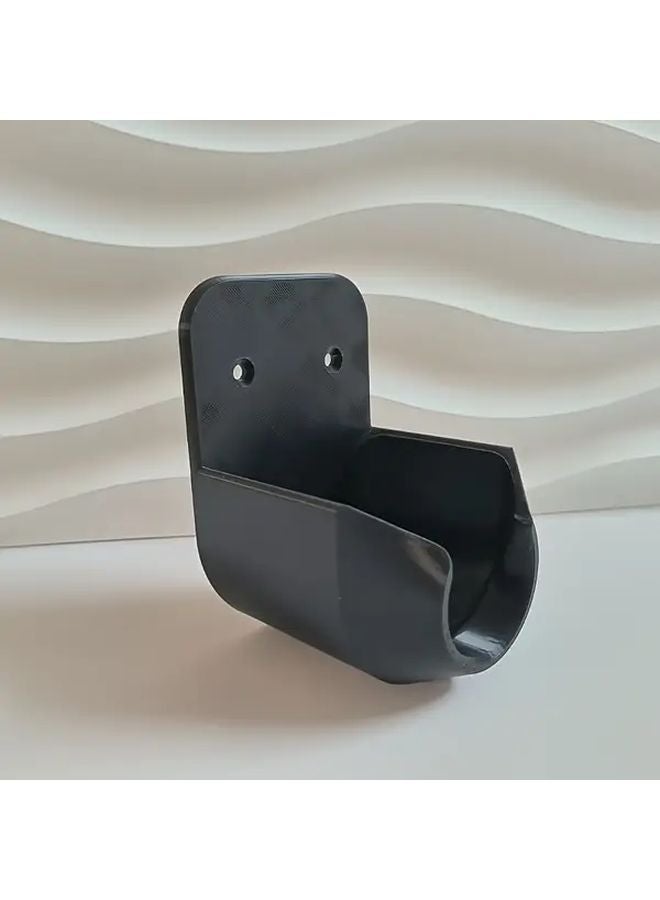 Black Heavy Duty Wall Mounted Hose Bracket Organizer For Outdoor Faucets - Image 1