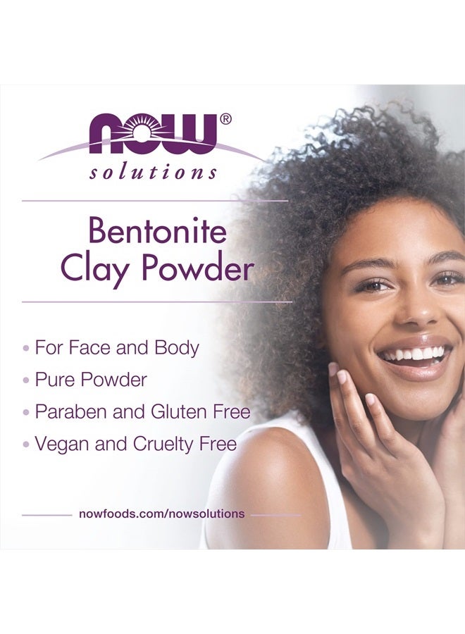 now Solutions, Bentonite Clay Powder, Pure Powder for Face and Body, Great for Oily Problem Skin, 11-Ounce - Image 4