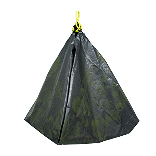 Allsop Home & Garden 31586 Clean-Up Canvas Super Duty Tarp with Interlocking Handles of 300 lb Capacity for Garden and Yard Waste - Image 1
