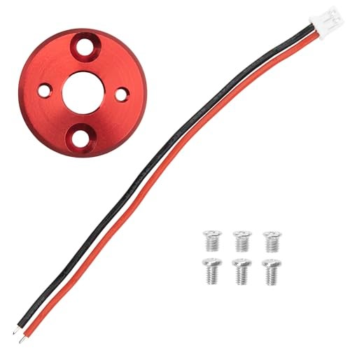 Share Goo ShareGoo 370 Motor w/10T Gear & Aluminum Motor Mount Plate Upgrade Parts Compatible with MN82 MN78 1/12 RC Car (Red) - Image 3