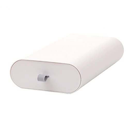 SEMITO Plastic Under Table Drawer, Hidden Self-Adhesive Pencil Tray Drawer, Under Desk Holder Storage Box, Stationery Pencil Storage Drawer Organizer For Office/School/Kitchen (White) - Image 1