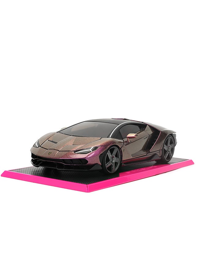 JADA Pink Slips 1:24 - Lamborghini Centenario, Die-Cast Car with Base, Toys for Kids and Adults - Image 3