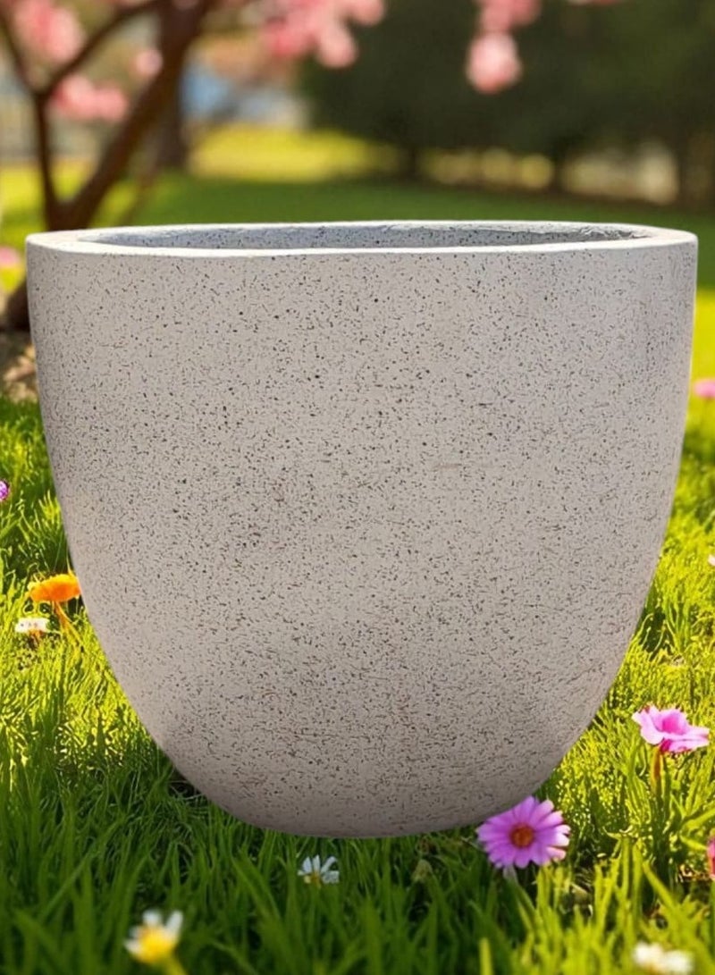 كلور زون بوتري اوعية للشرفة الداخلية والخارجية هيكل متين وقوي، مثالية لنباتاتك الكبيرة تمنع تغير اللون والتشقق الناتج عن التعرض لأشعة الشمس - Image 1