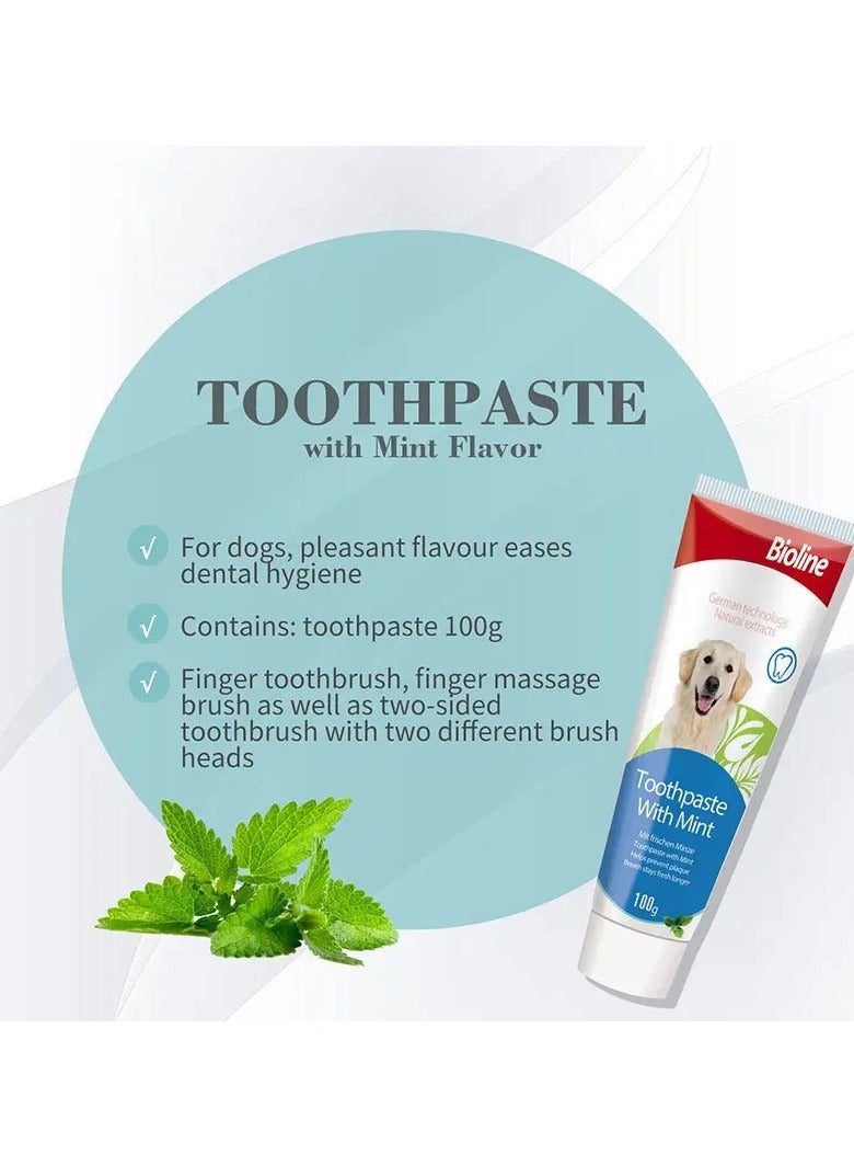 Bioline Dental Care Set[Weight - 100g, Flavor - Mint] - Image 1
