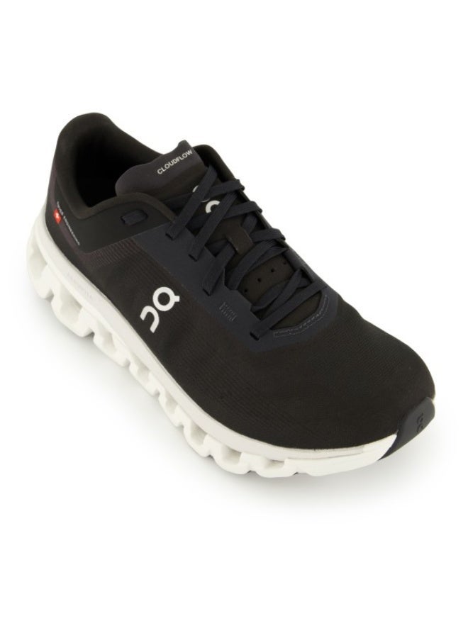 On Running Cloudflow 4 Unisex Running Shoes - Black White - Image 3