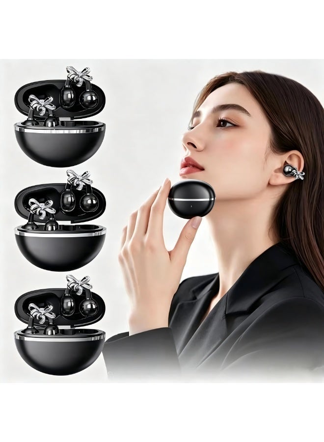High Aesthetic Detachable Bluetooth Ear Jewelry Women's Running Wireless Earphones Fashionable Female Headsets - Image 1