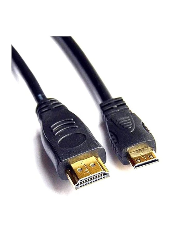 كابل HDMI إلى Mini HDMI بطول 1.5 متر – سريع ومتيمز بموصلات مطلية بالذهب لاتصال ثابت
