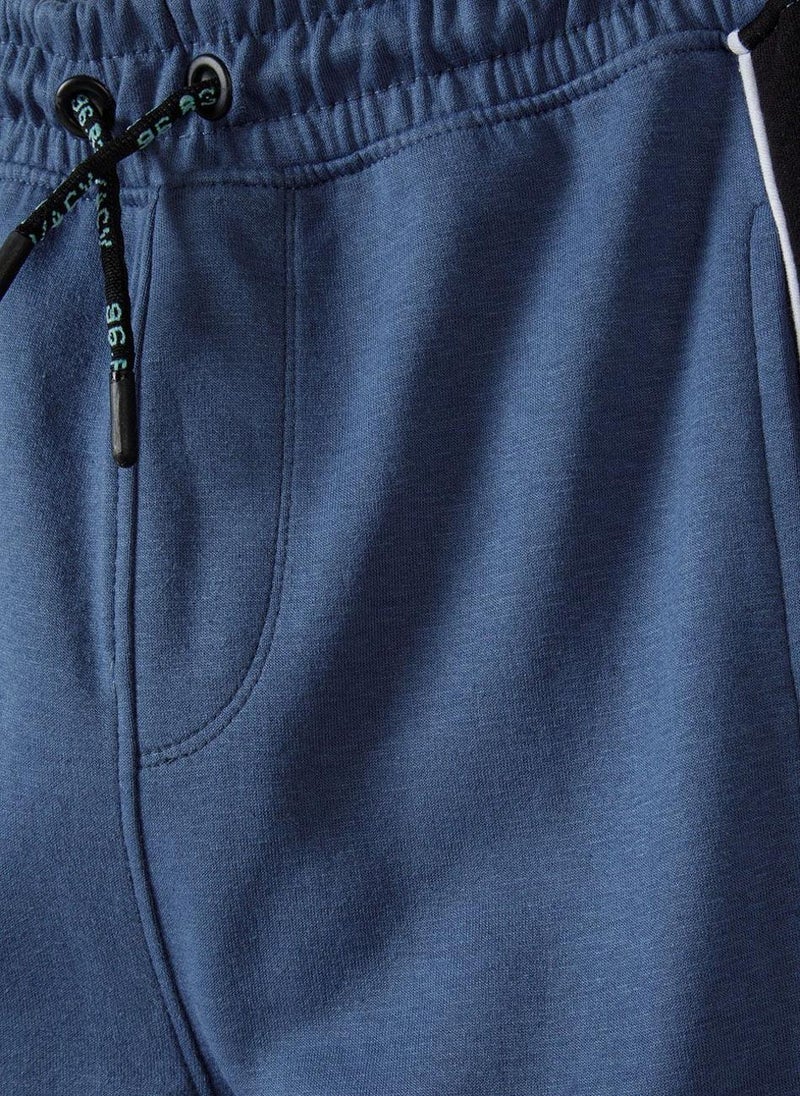 مينوتي بنطال رياضي أولادي برباط خصر وطباعة جانبية - Image 3