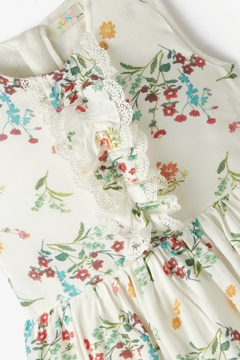 جون Girl Flower Dress